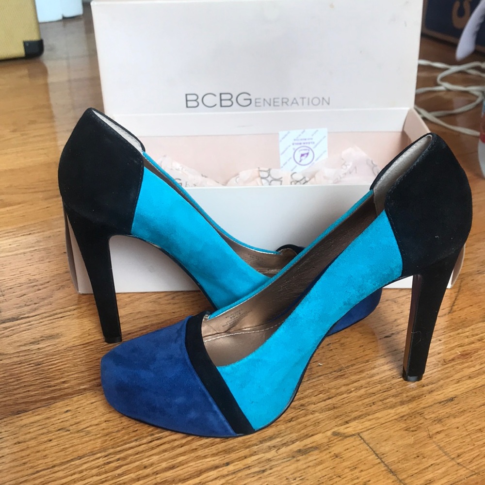 BCBGeneration Blue Suede Shoes